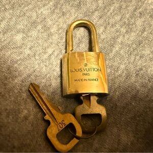 Authentic Louis Vuitton Lock and Key